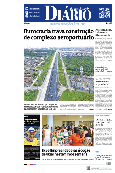 Diário do Litoral - Edição de 07 de Setembro de 2024