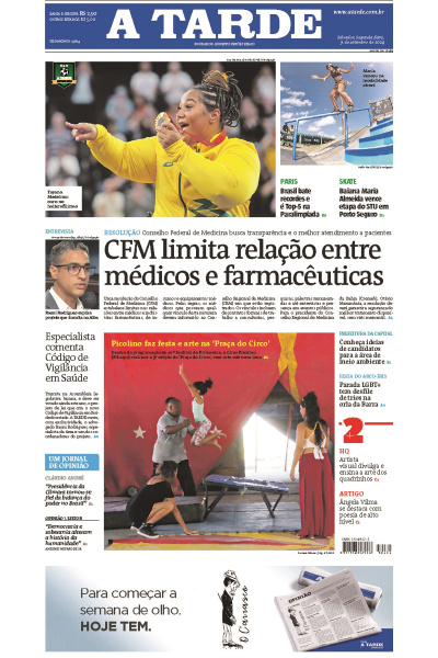 A TARDE - Edição de 09 de Setembro de 2024