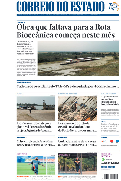 Correio do Estado - Edição de 09 de Setembro de 2024