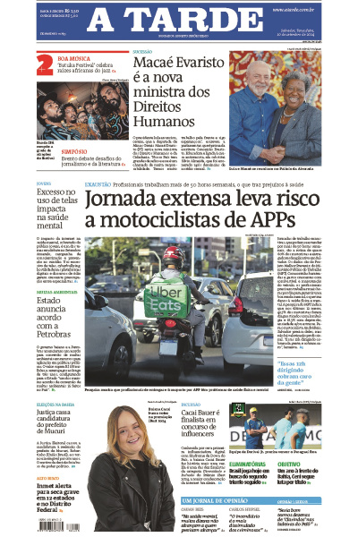 A TARDE - Edição de 10 de Setembro de 2024