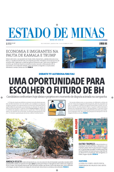 Estado de Minas - Edição de 11 de Setembro de 2024