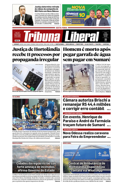 Tribuna Liberal - Edição de 13 de Setembro de 2024