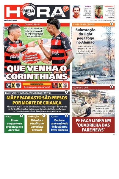 MEIA HORA - Edição de 13 de Setembro de 2024