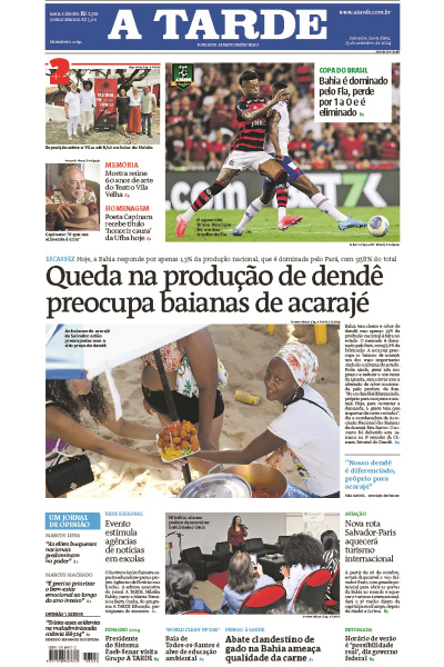 A TARDE - Edição de 13 de Setembro de 2024