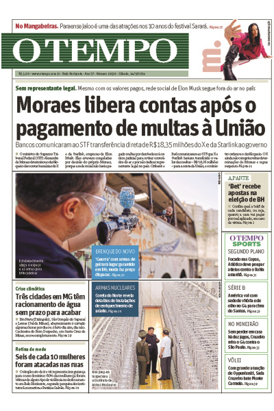 O TEMPO - Edição de 14 de Setembro de 2024
