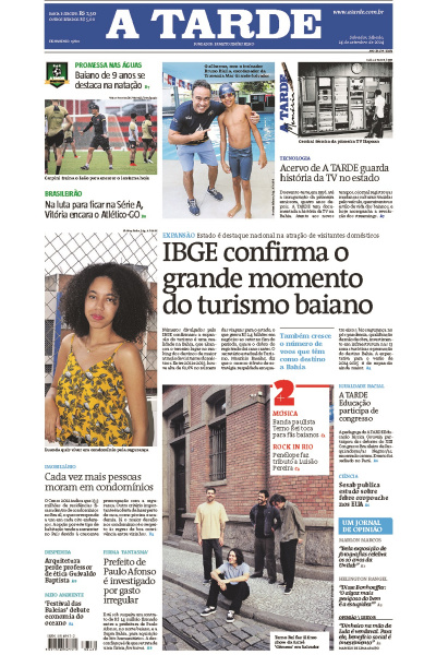 A TARDE - Edição de 14 de Setembro de 2024