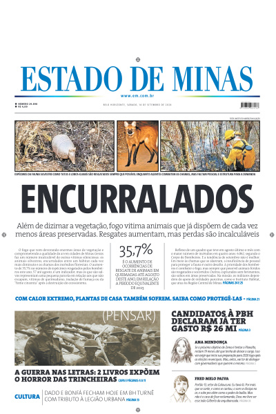 Estado de Minas - Edição de 14 de Setembro de 2024