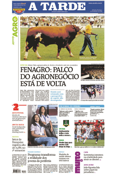 A TARDE - Edição de 15 de Setembro de 2024