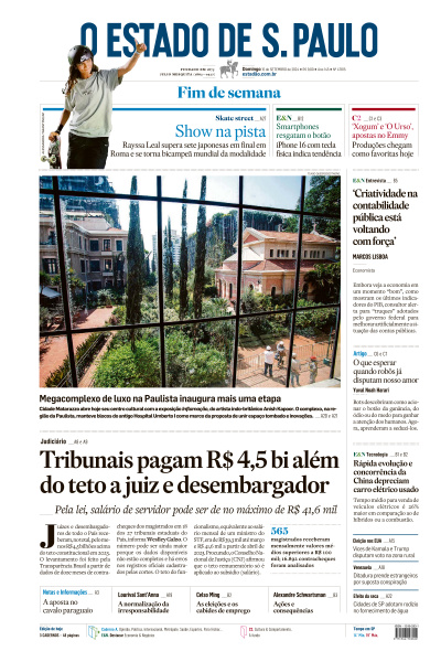 Estadão - Edição de 15 de Setembro de 2024