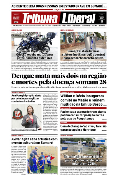 Tribuna Liberal - Edição de 17 de Setembro de 2024