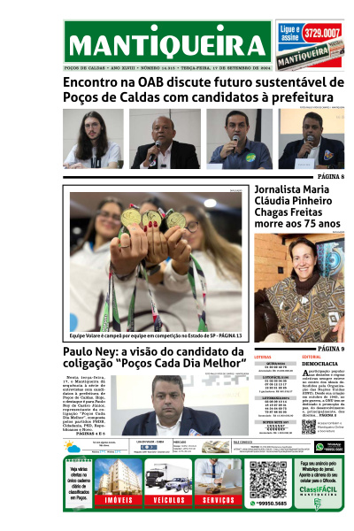Mantiqueira - Edição de 17 de Setembro de 2024