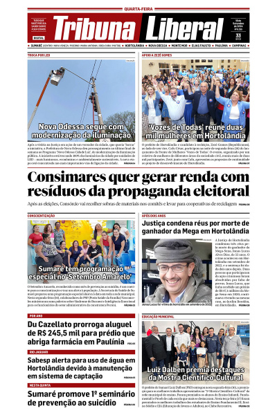 Tribuna Liberal - Edição de 18 de Setembro de 2024