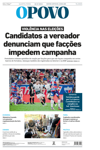 O POVO - Edição de 18 de Setembro de 2024