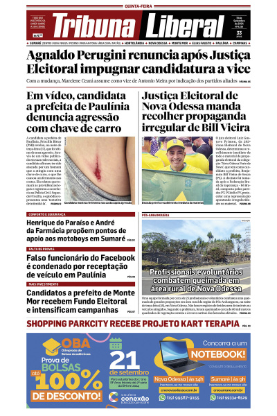 Tribuna Liberal - Edição de 19 de Setembro de 2024