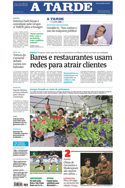 A TARDE - Edição de 19 de Setembro de 2024