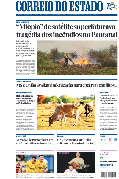 Correio do Estado - Edição de 20 de Setembro de 2024