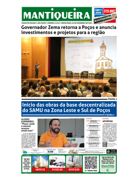 Mantiqueira - Edição de 20 de Setembro de 2024