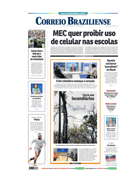 Correio Braziliense - Edição de 21 de Setembro de 2024