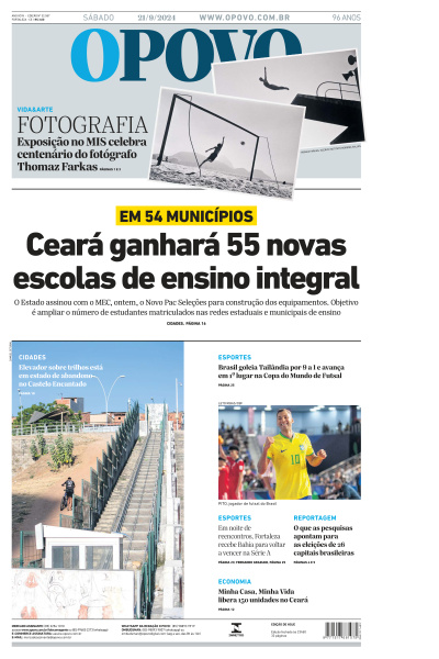 O POVO - Edição de 21 de Setembro de 2024