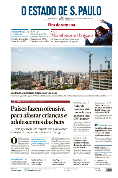 Estadão - Edição de 22 de Setembro de 2024