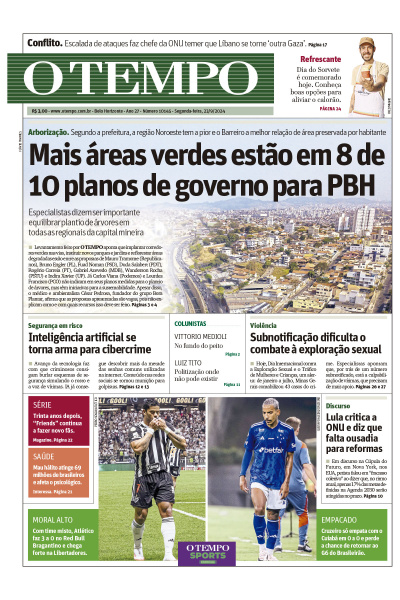 O TEMPO - Edição de  23 de Setembro de 2024