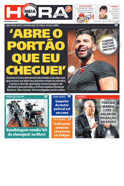 MEIA HORA - Edição de 24 de Setembro de 2024