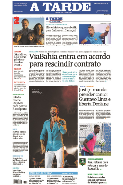 A TARDE - Edição de 24 de Setembro de 2024