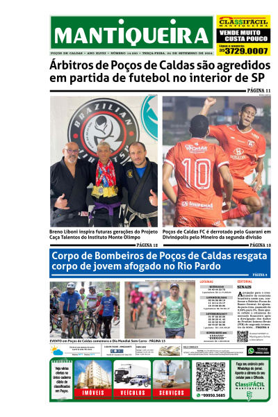 Mantiqueira - Edição de 24 de Setembro de 2024