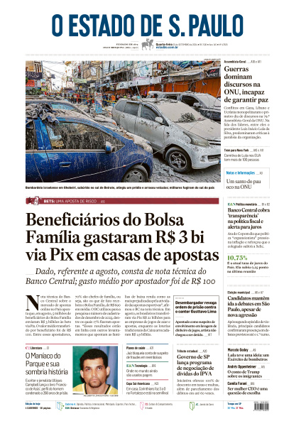 Estadão - Edição de 25 de Setembro de 2024