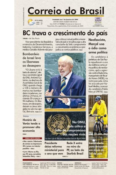 Correio do Brasil - Edição de 25 de Setembro de 2024