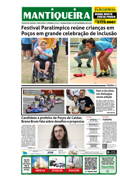 Mantiqueira - Edição de 25 de Setembro de 2024