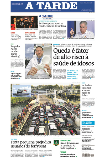 A TARDE - Edição de 26 de Setembro de 2024