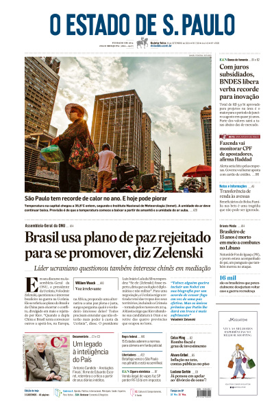 Estadão - Edição de 26 de Setembro de 2024