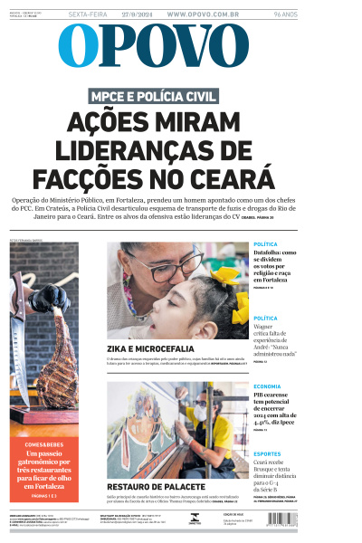 O POVO - Edição de 27 de Setembro de 2024