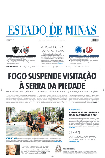 Estado de Minas - Edição de 28 de Setembro de 2024