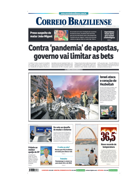 Correio Braziliense - Edição de 28 de Setembro de 2024