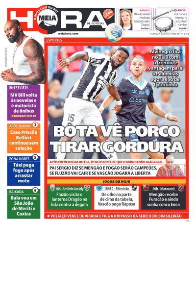 MEIA HORA - Edição de 29 de Setembro de 2024