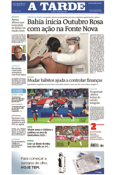 A TARDE - Edição de 30 de Setembro de 2024