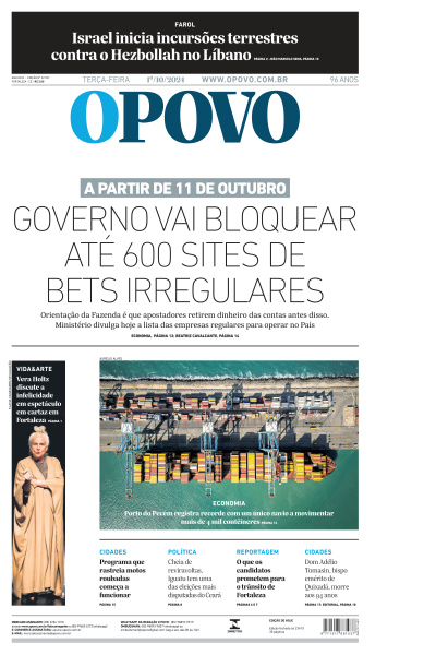 O POVO - Edição de 01 de Outubro de 2024