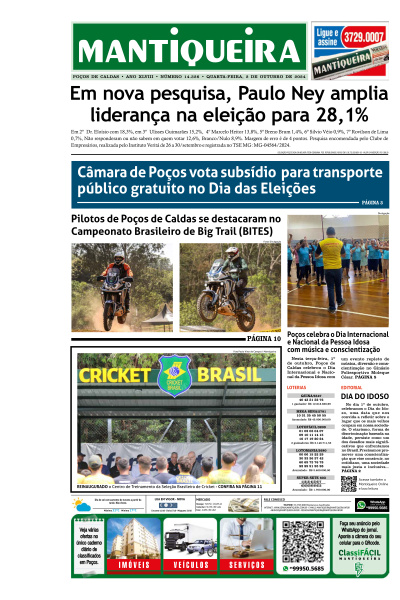 Mantiqueira - Edição de 02 de Outubro de 2024