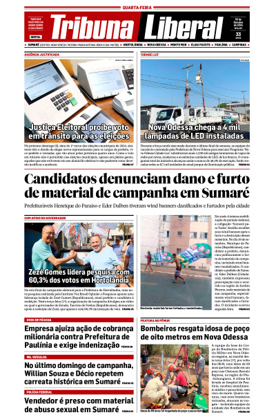 Tribuna Liberal - Edição de 02 de Outubro de 2024