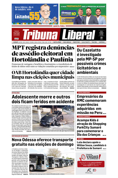 Tribuna Liberal - Edição de 03 de Outubro de 2024