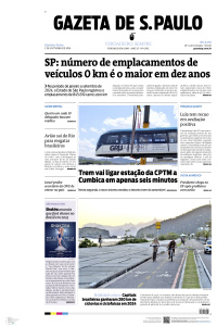 Gazeta de S. Paulo - Edição de 03 de Outubro de 2024