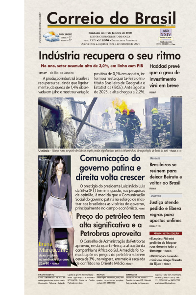 Correio do Brasil - Edição de 03 de Outubro de 2024