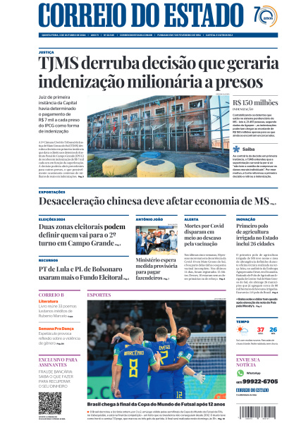 Correio do Estado - Edição de 03 de Outubro de 2024