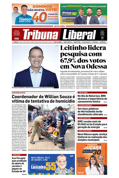 Tribuna Liberal - Edição de 04 de Outubro de 2024