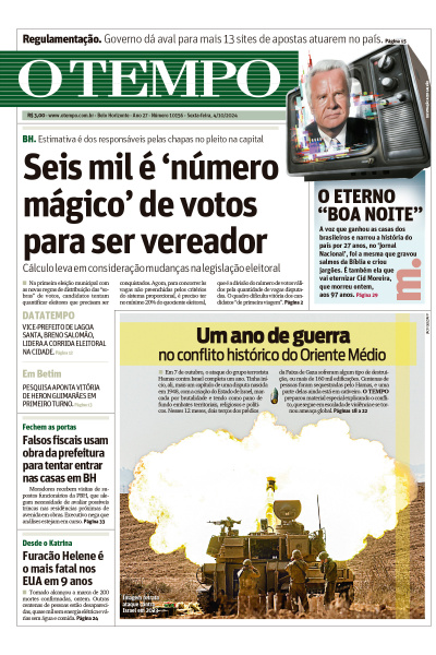 O TEMPO - Edição de 4 de Outubro de 2024