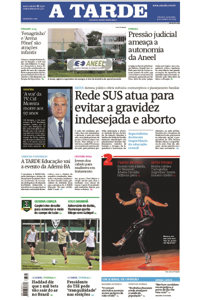 A TARDE - Edição de 04 de Outubro de 2024