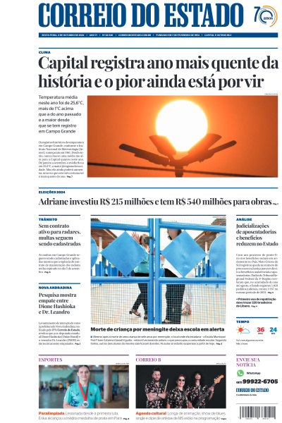 Correio do Estado - Edição de 04 de Outubro de 2024