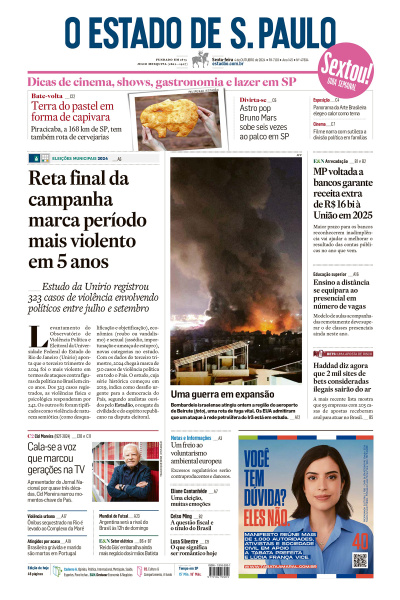 Estadão - Edição de 04 de Outubro de 2024